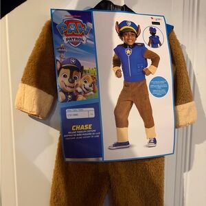 Paw Patrol Chase Kids Costume in Blue and Brown